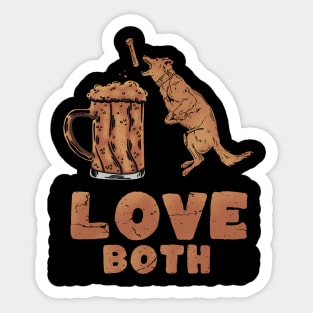 DOG & BEER Sticker